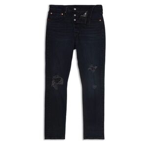 Levi's 501 skinny jeans in Wild Bunch wash - size 27x28